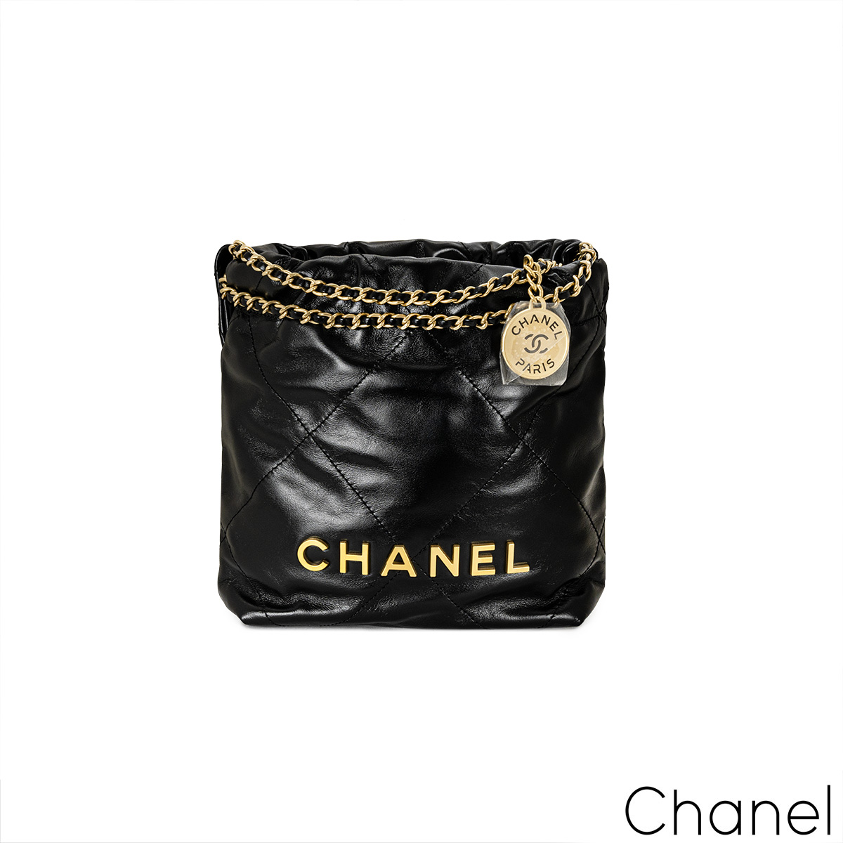Vintage Chanel Large Shiny CC Logo Brooch